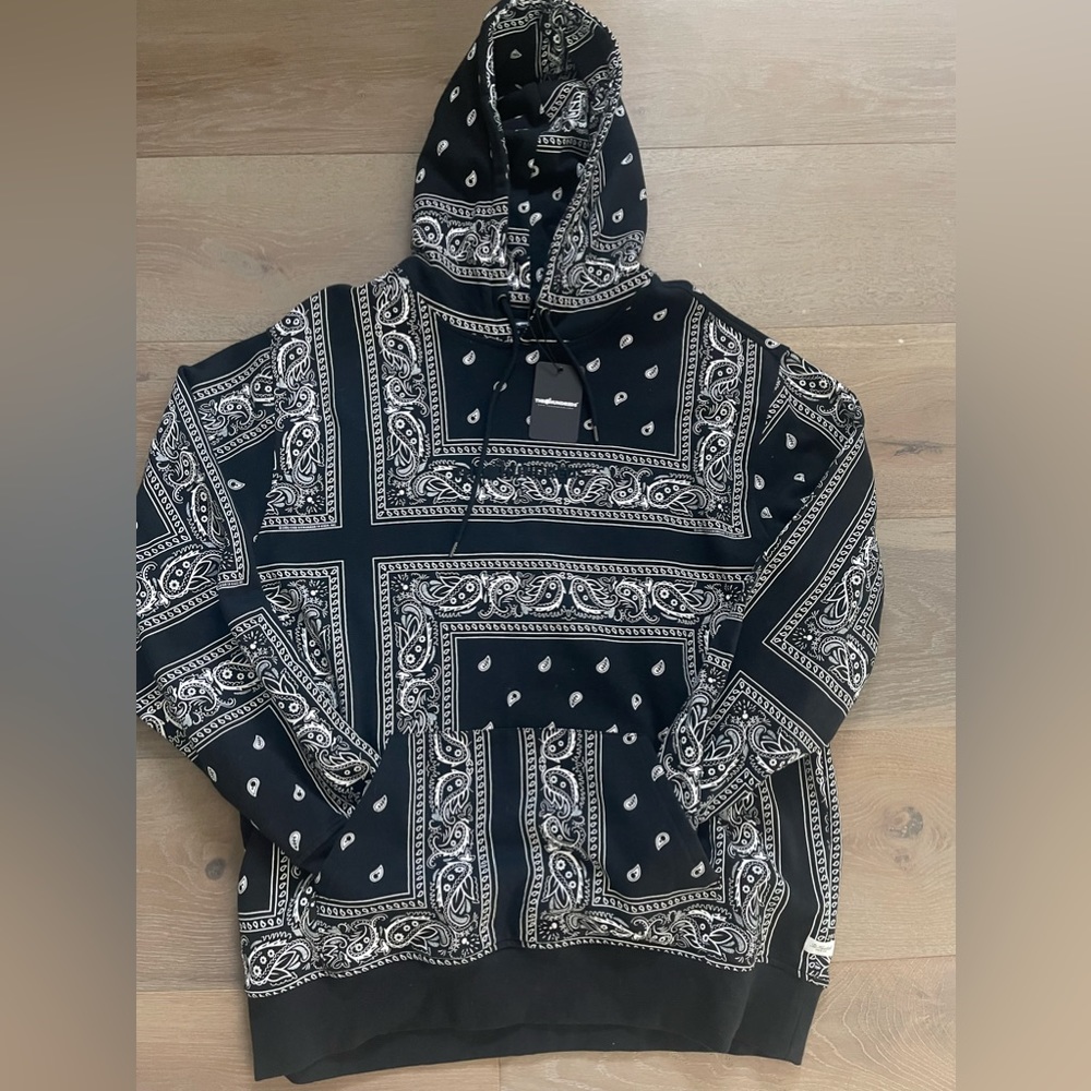 The Hundreds Bandana Pullover Hoodie Black